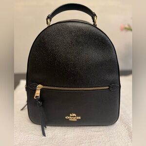 Coach Jordyn Crossgrain Leather Backpack